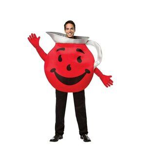 NWT Adult Kool Aid Pitcher Guy Halloween/Costume  - One Size Fits Most